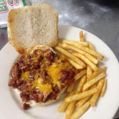 Our Pulled BBQ Pork with Cheese